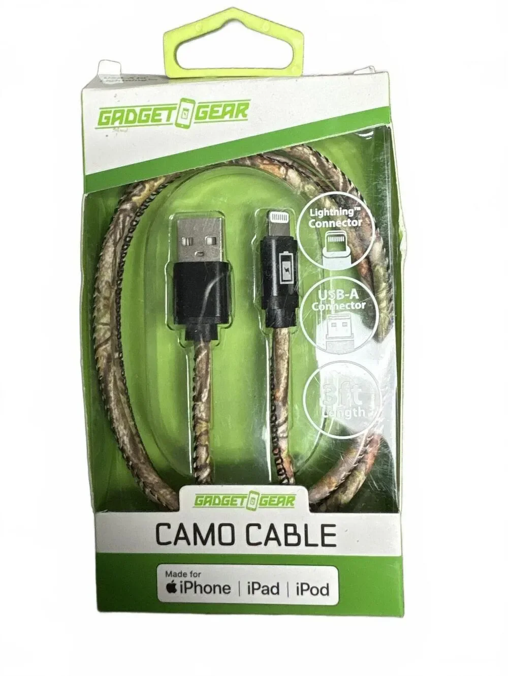 Gadget To Gear Camo Charging Cable